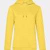 Sweatshirts & Sweaters * | B&C B&C Womens/Ladies Queen Hoody Yellow Fizz