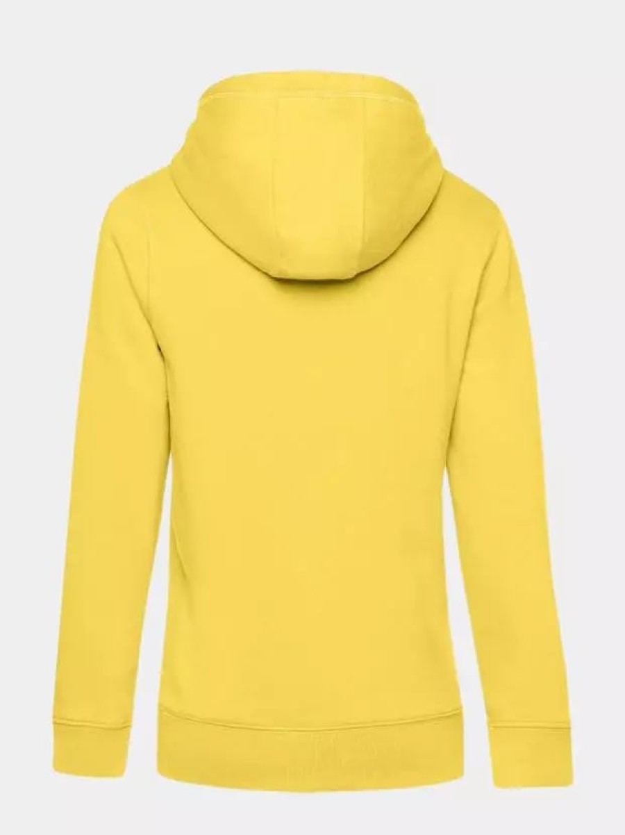 Sweatshirts & Sweaters * | B&C B&C Womens/Ladies Queen Hoody Yellow Fizz