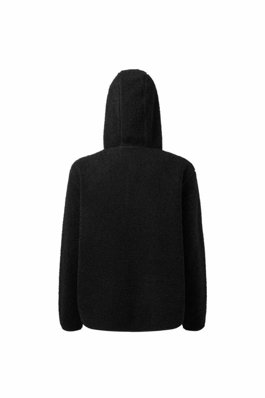 Sweatshirts & Sweaters * | Tridri Womens/Ladies Sherpa Fleece Quarter Zip Hoodie ( ) Black