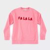 Sweatshirts & Sweaters * | Shiraleah "Fa La La" Sweatshirt Bubble Gum