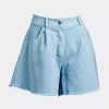 Bottoms * | Sohuman Elodie Midi Shorts Blue