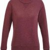 Sweatshirts & Sweaters * | Sols Womens/Ladies Sully Heathered Sweatshirt Ox Blood