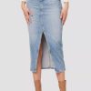 Bottoms * | Hudson Jeans Reconstructed Skirt Offshore