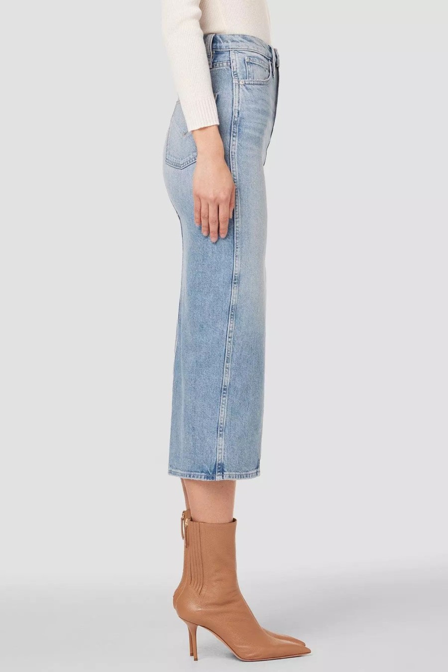 Bottoms * | Hudson Jeans Reconstructed Skirt Offshore