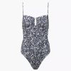 Swimwear * | Onia Pauline One Piece Navy/White