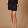 Skirts * | Lara 29308 Beaded Short Skirt