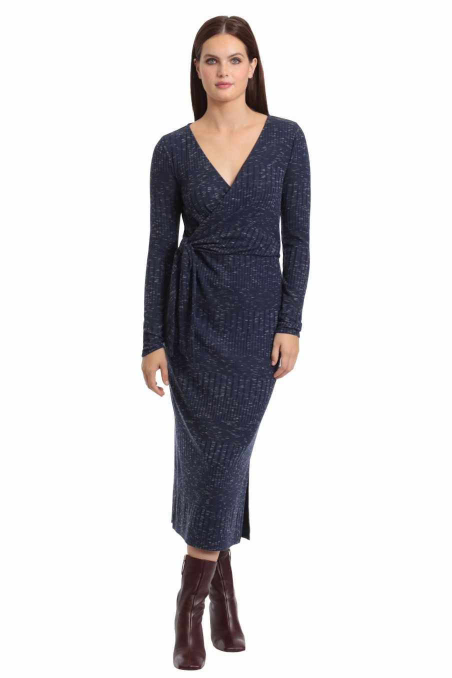 Dresses * | Maggy London Nyx Dress Navy Heather