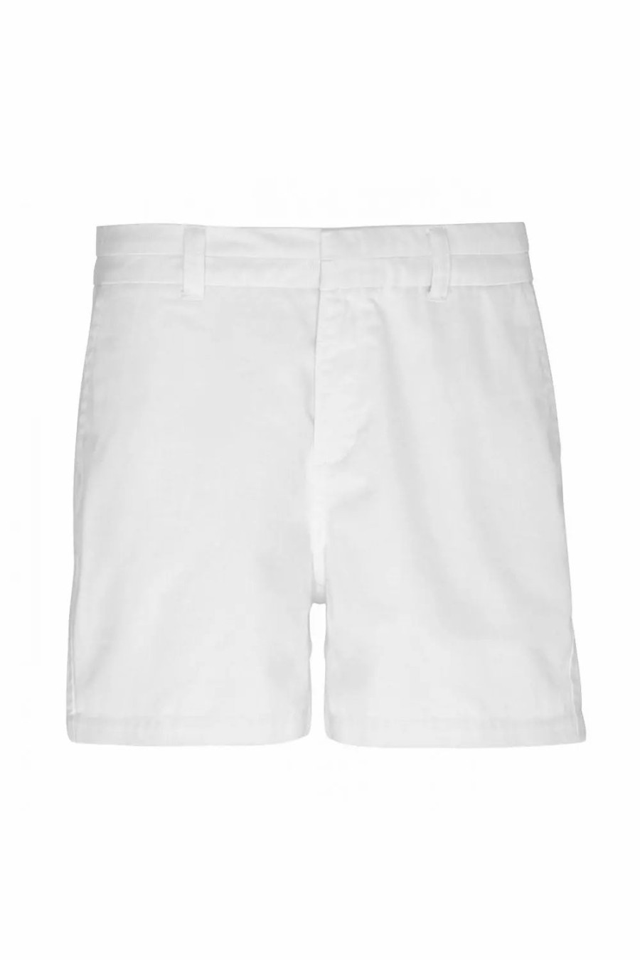 Bottoms * | Asquith & Fox Womens/Ladies Classic Fit Shorts ( ) White