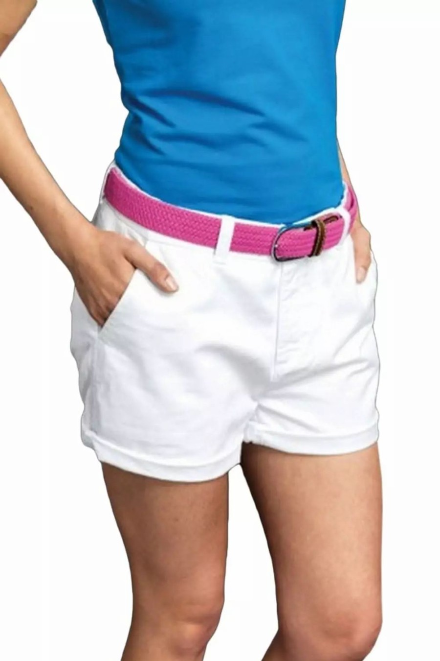 Bottoms * | Asquith & Fox Womens/Ladies Classic Fit Shorts ( ) White