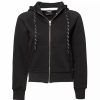 Sweatshirts & Sweaters * | Tee Jays Womens/Ladies Full Zip Hooded Sweatshirt ( ) Black