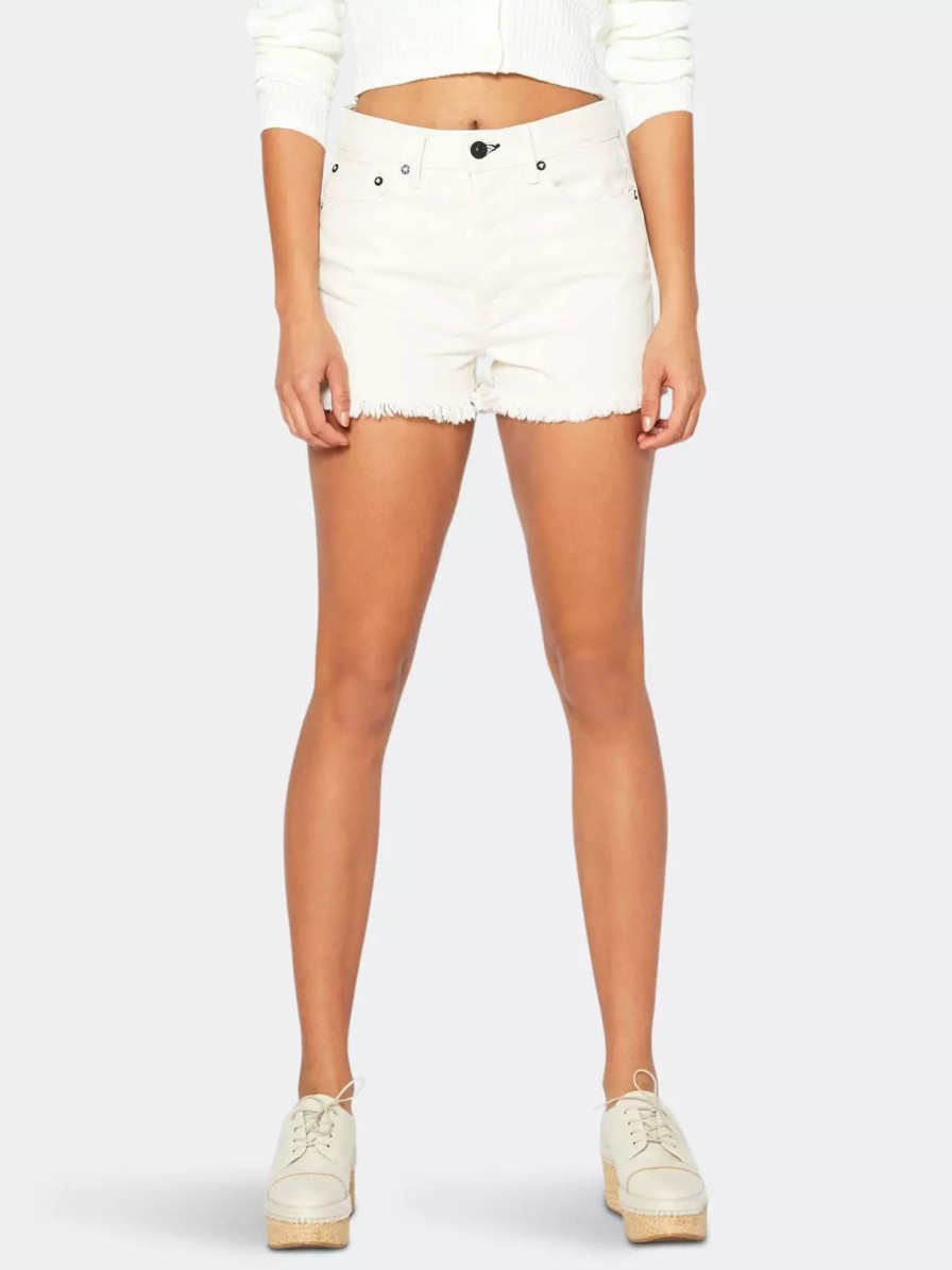 Bottoms * | Noend Denim Muse Shorts In Bone