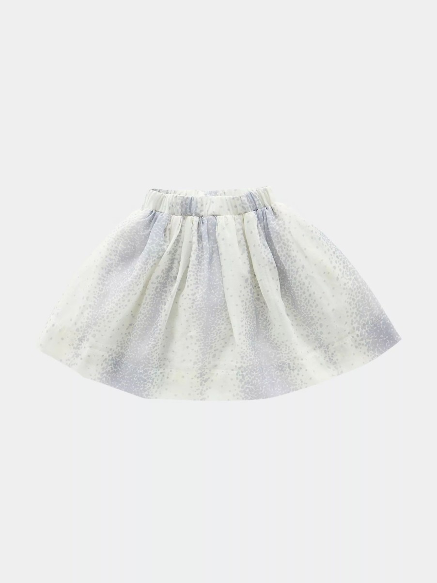 Skirts * | Omamimini Layered Organza Skirt Cream