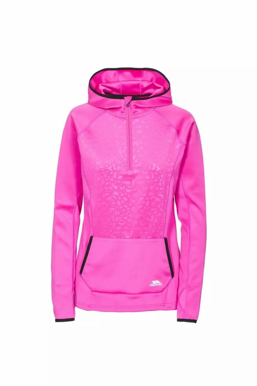 Sweatshirts & Sweaters * | Trespass Womens/Ladies Lalita Fleece Hoody Pink Glow