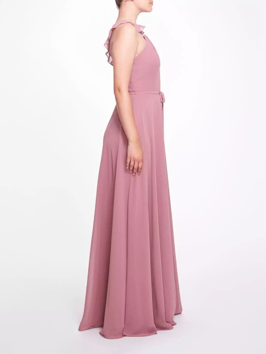 Dresses * | Marchesa Bridesmaids Pavia Gown Mauve