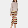 Skirts * | Walter Baker Annika Skirt, Printed Knit Mod Stripe Knit