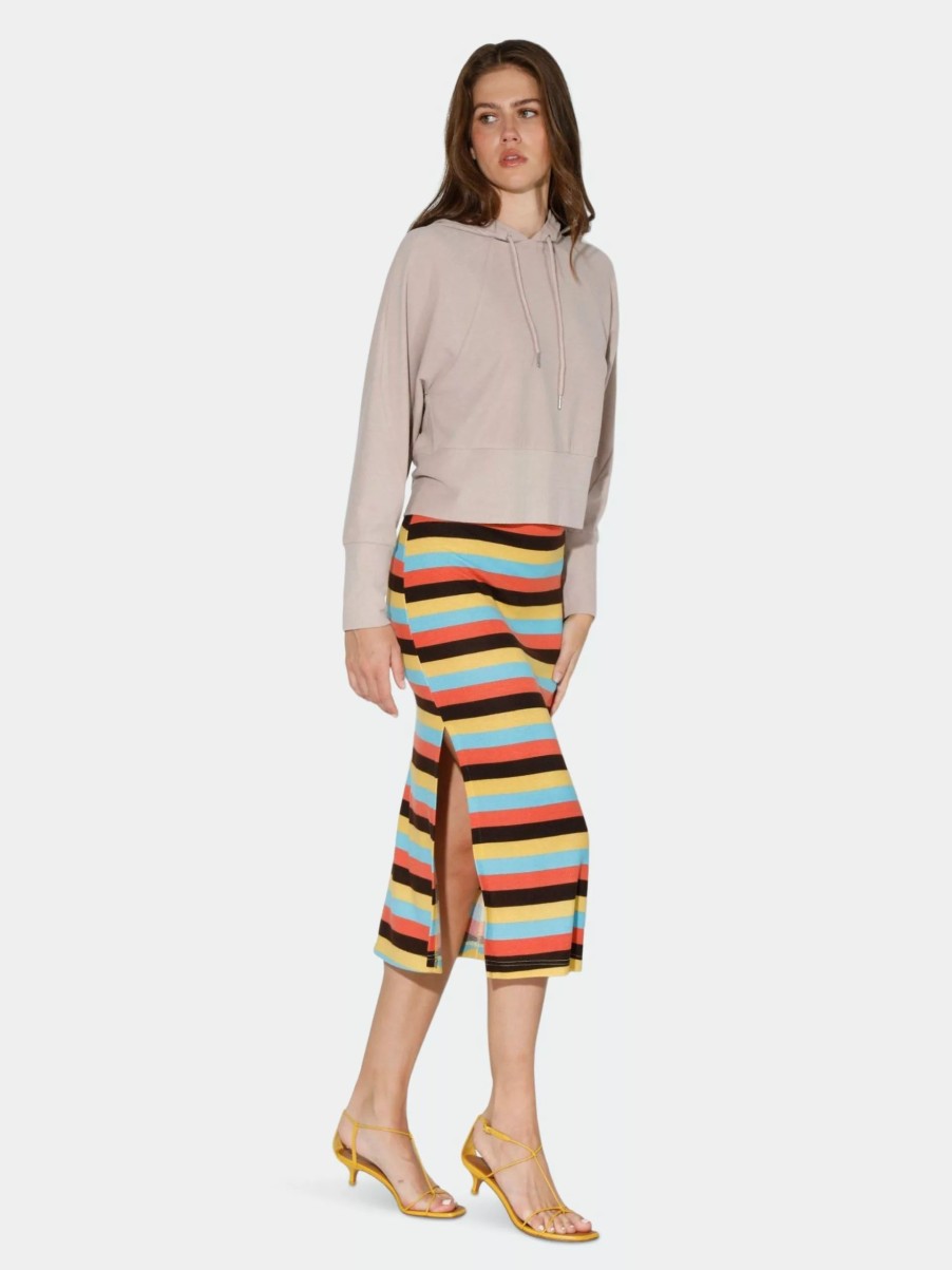 Skirts * | Walter Baker Annika Skirt, Printed Knit Mod Stripe Knit