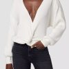 Sweatshirts & Sweaters * | Hudson Jeans Knotted Sweater White