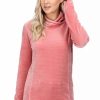 Sweatshirts & Sweaters * | Regatta Womens/Ladies Kyrielle Ribbed Velour Hoodie Dusty Rose