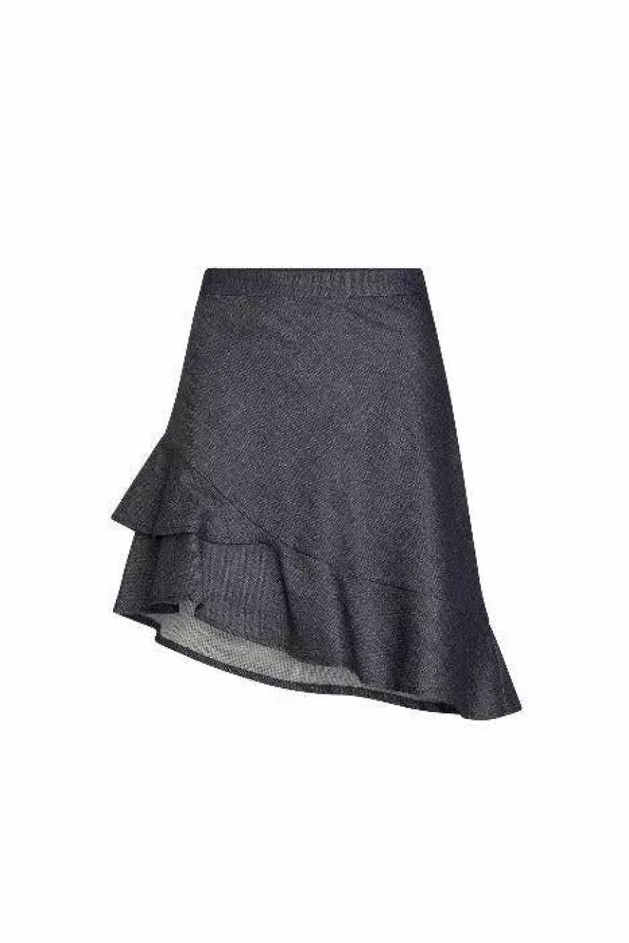 Skirts * | Lahive Pandora Detachable Denim Skirt Black