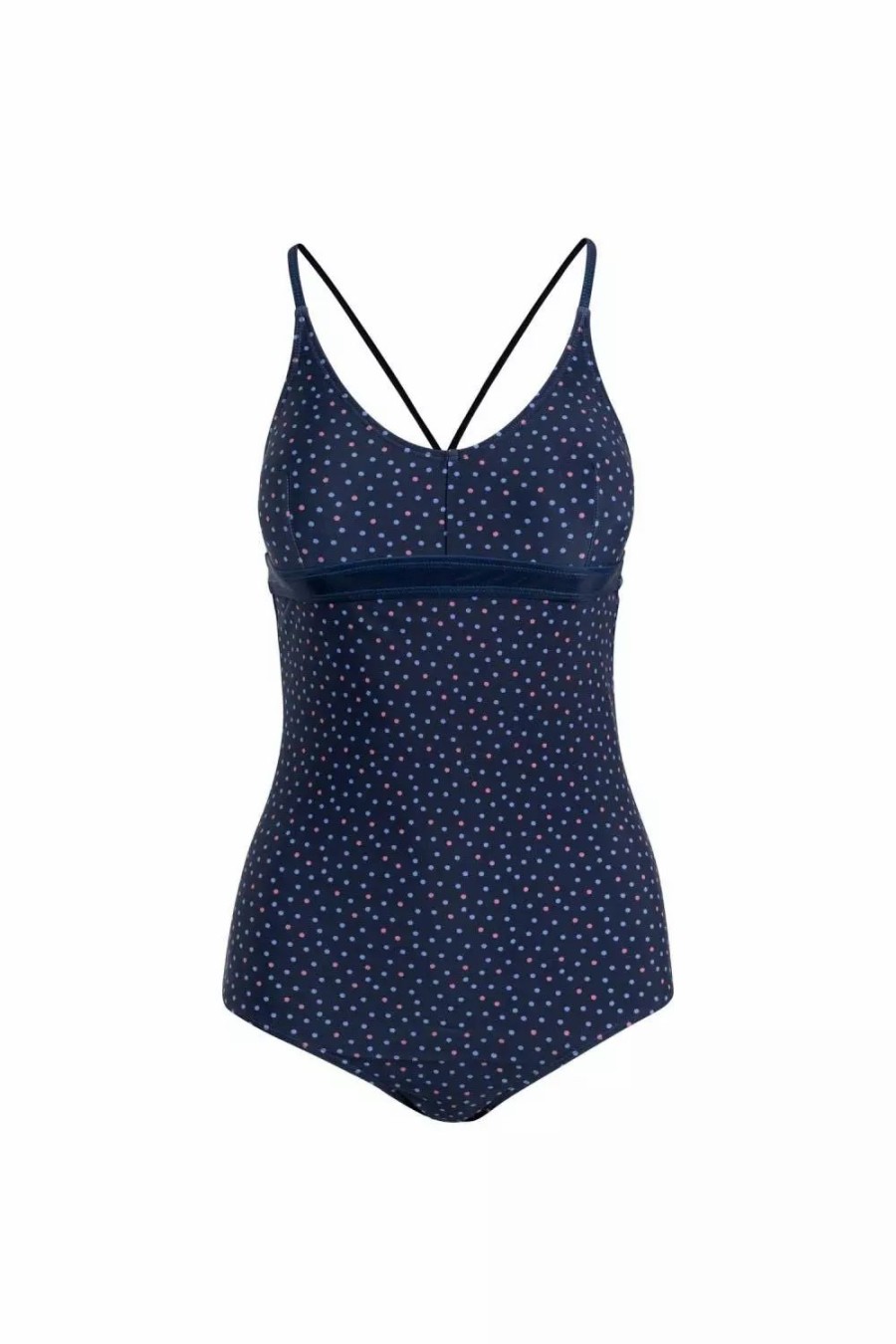 Swimwear * | Trespass Womens/Ladies Mimi One Piece Bathing Suit Navy