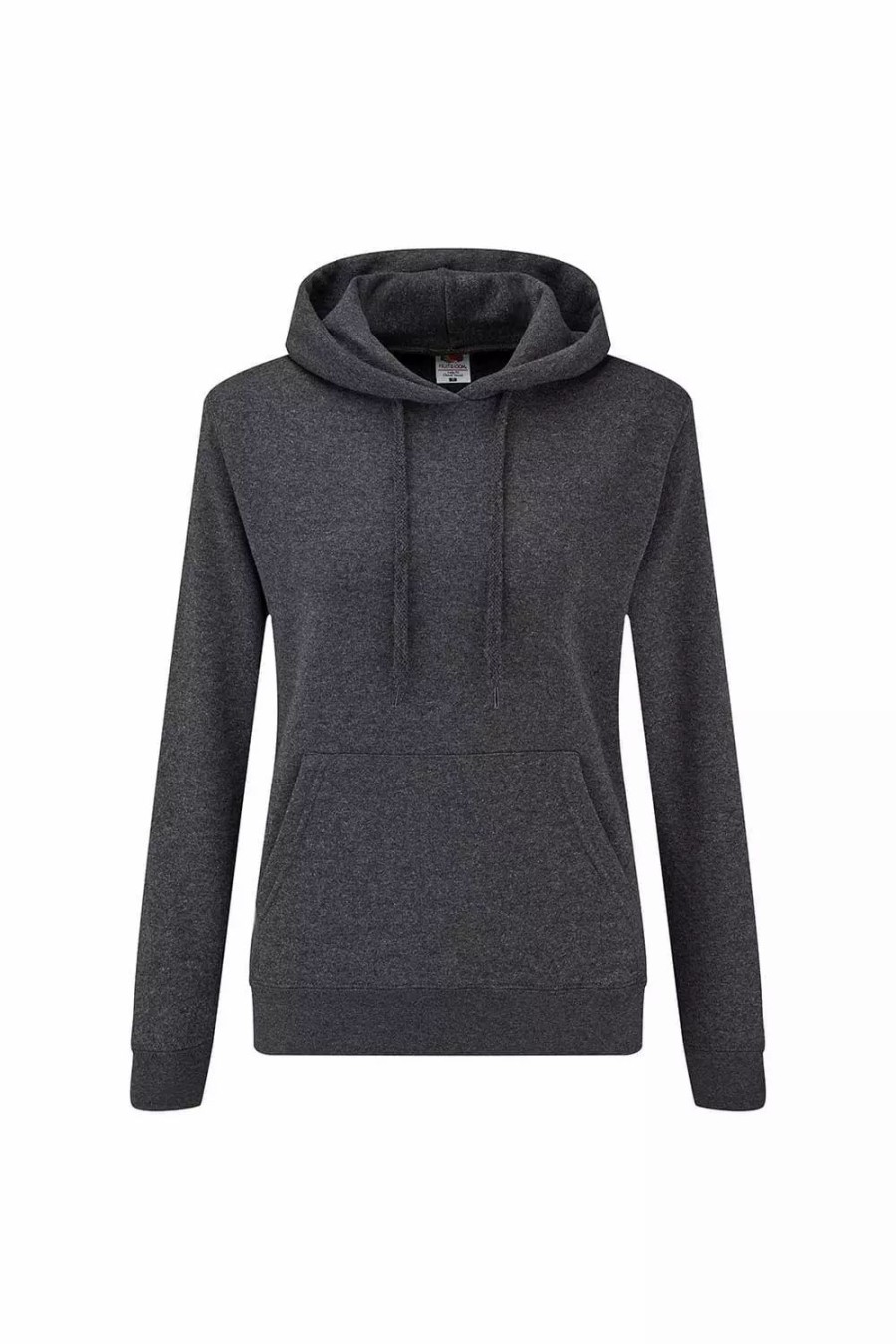 Sweatshirts & Sweaters * | Of The Loom Fruit Of The Loom Classic Lady Fit Hooded Sweatshirt ( ) Dark Heather