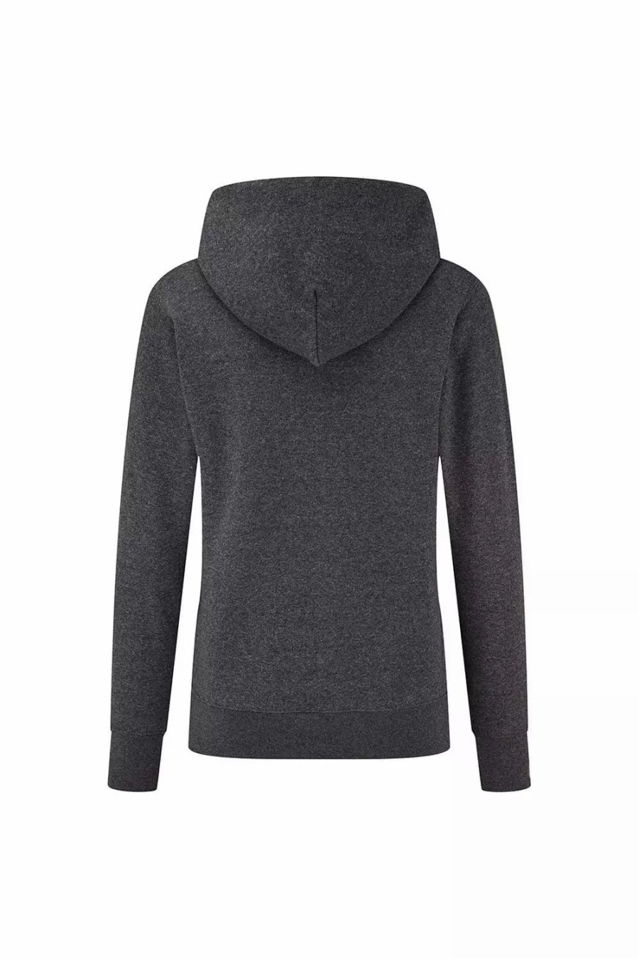 Sweatshirts & Sweaters * | Of The Loom Fruit Of The Loom Classic Lady Fit Hooded Sweatshirt ( ) Dark Heather