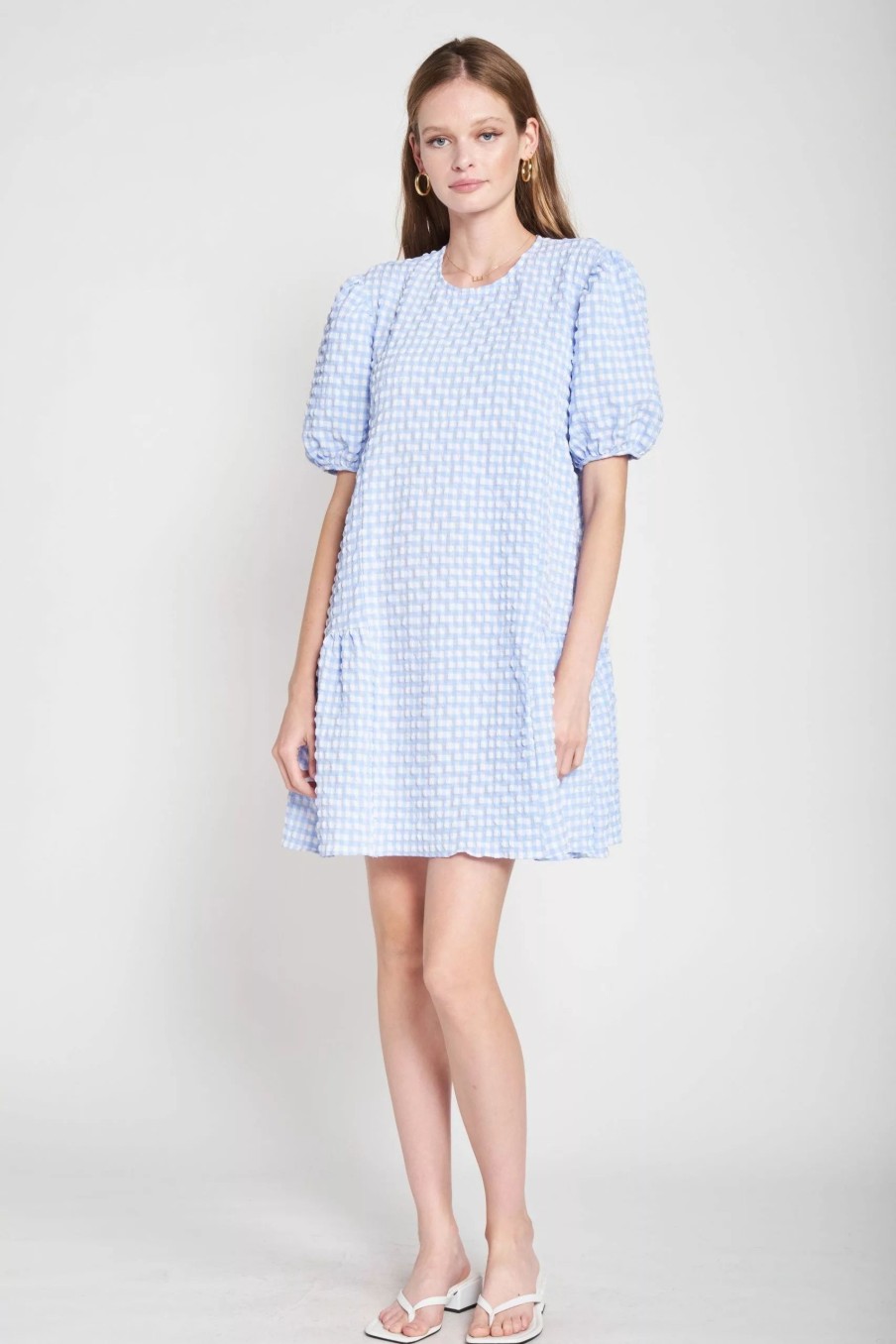 Dresses * | En Saison Format Mini Dress Blue