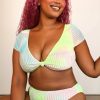 Swimwear * | Dippin Daisy'S Vision Top Candy Tie Dye