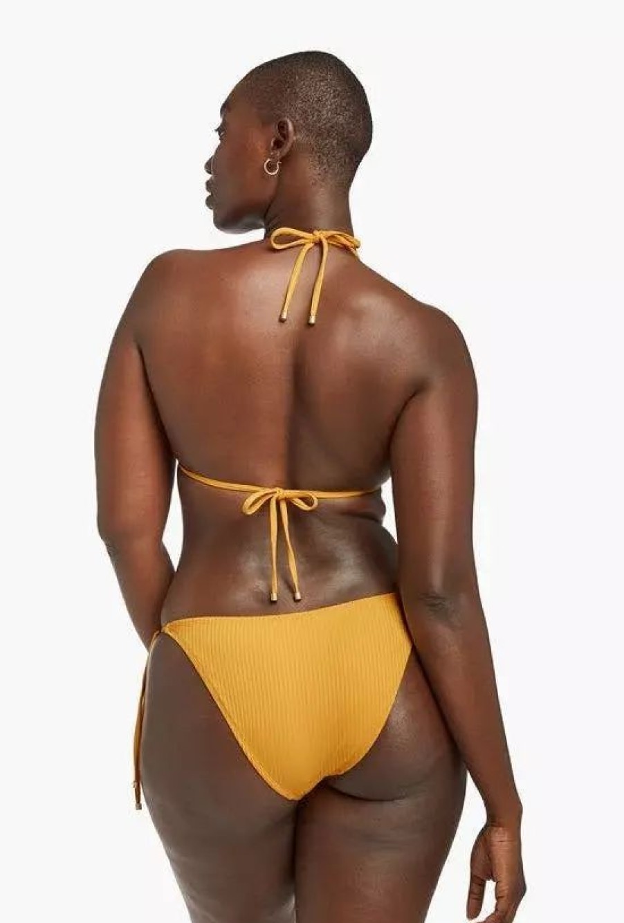 Swimwear * | Vitamin A Elle Tie Side Bottom Honeycomb Ecorib