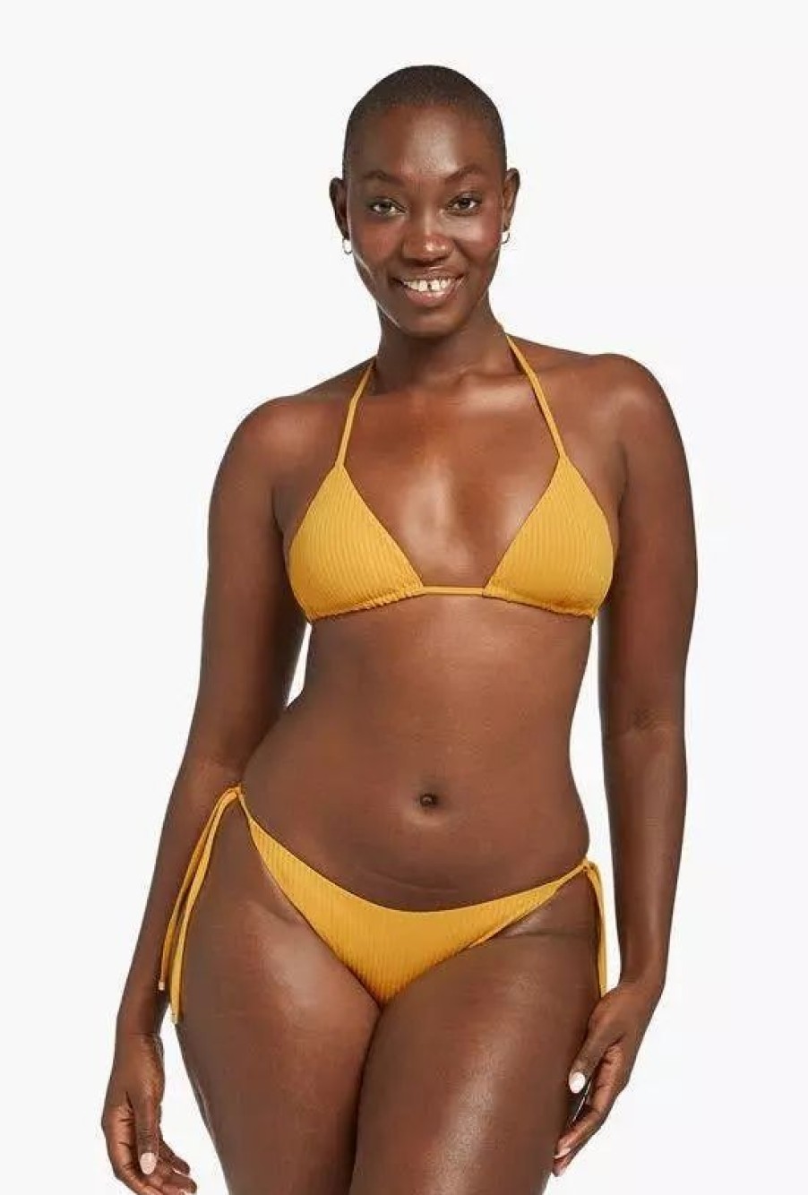 Swimwear * | Vitamin A Elle Tie Side Bottom Honeycomb Ecorib