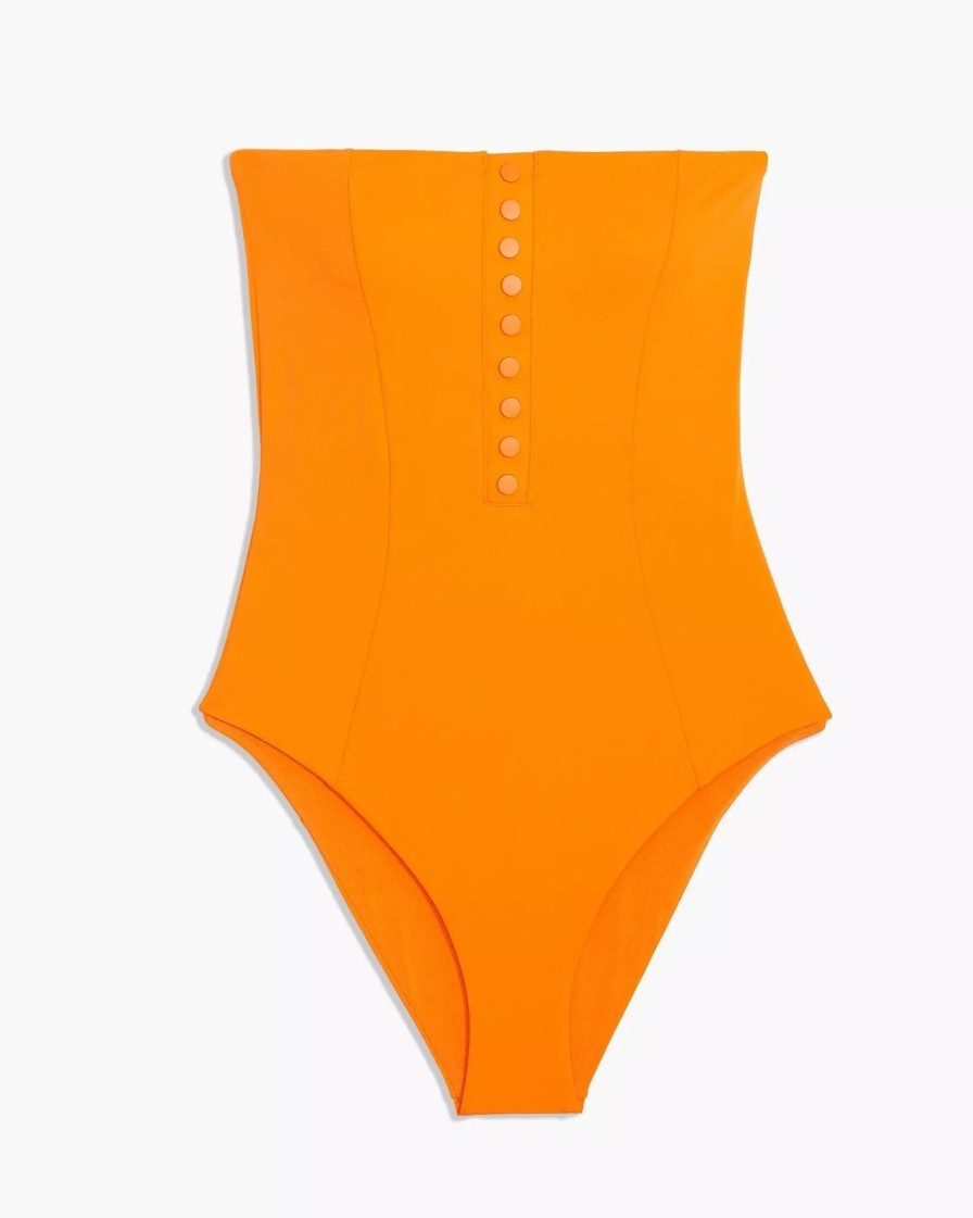 Swimwear * | Onia Adrienne One Piece Persimmon