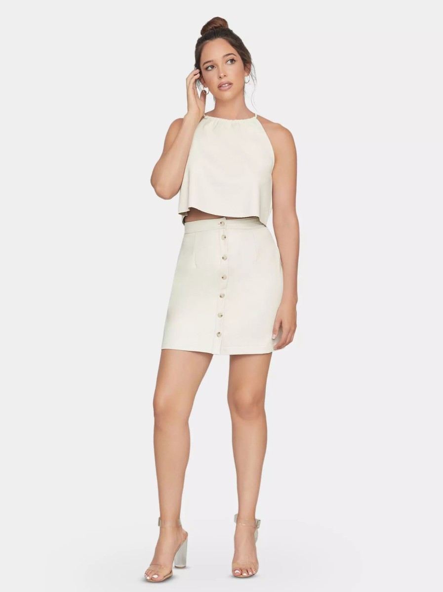 Skirts * | Lost + Wander Champagne Stories Skirt Cream