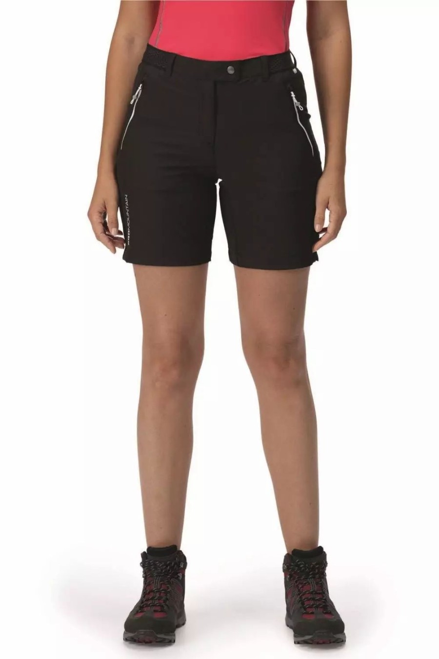 Bottoms * | Regatta Womens/Ladies Mountain Ii Shorts Black