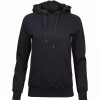 Sweatshirts & Sweaters * | Tee Jays Womens/Ladies Raglan Hooded Sweatshirt ( ) Black