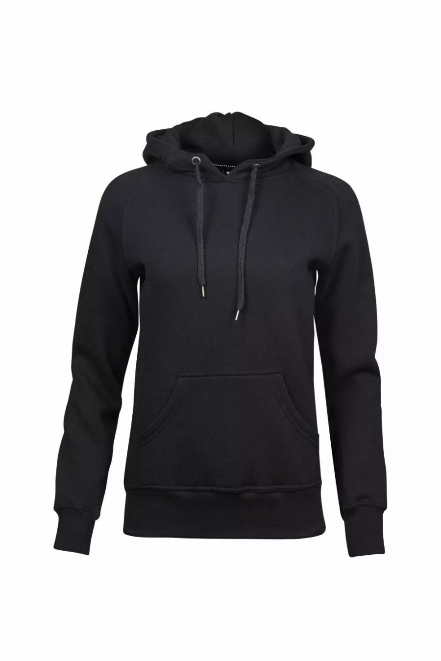 Sweatshirts & Sweaters * | Tee Jays Womens/Ladies Raglan Hooded Sweatshirt ( ) Black