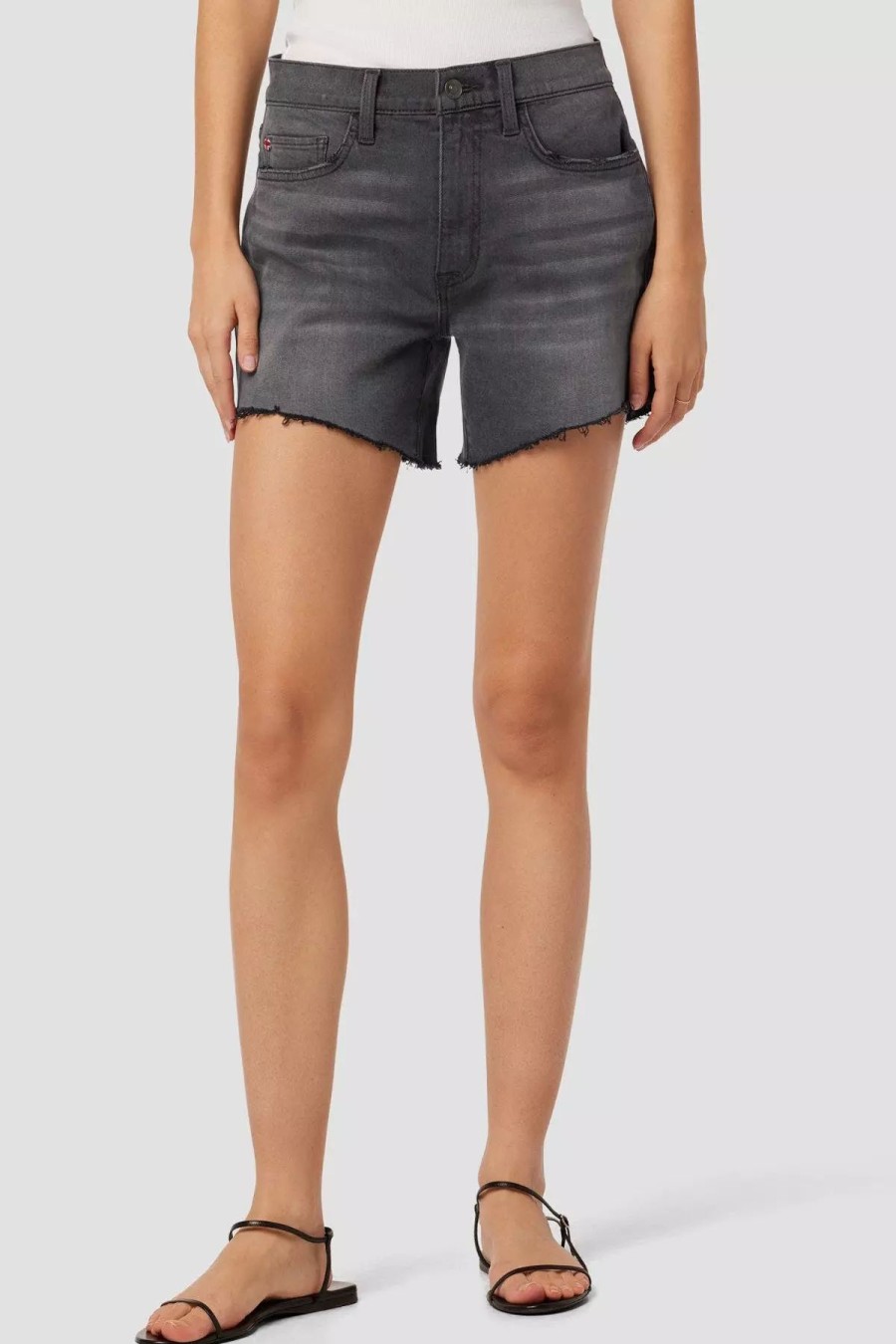 Bottoms * | Hudson Jeans Kass High-Rise Boyfriend Short Masquerade