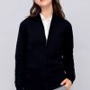 Sweatshirts & Sweaters * | Sols Womens/Ladies Gordon Full Zip Cardigan Black