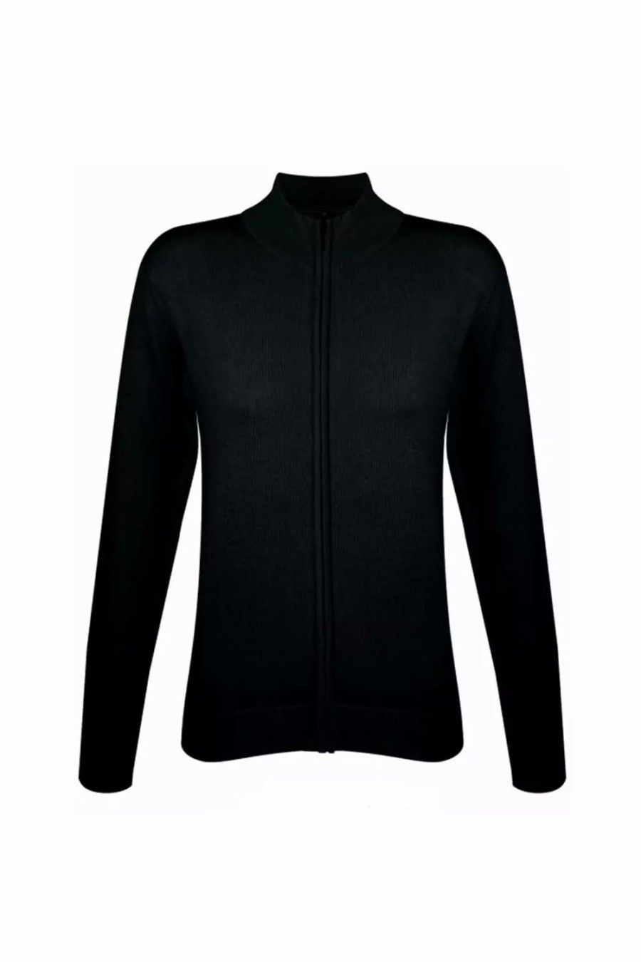 Sweatshirts & Sweaters * | Sols Womens/Ladies Gordon Full Zip Cardigan Black