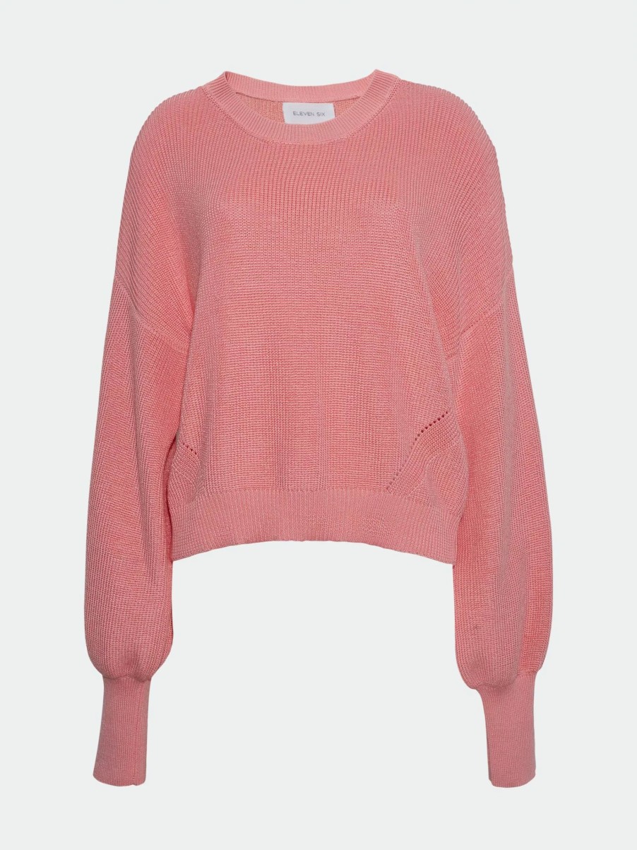 Sweatshirts & Sweaters * | Eleven Six Ayla Sweater Sugar Pink