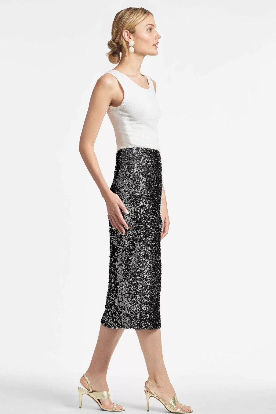 Skirts * | Sachin & Babi Talisa Skirt Sequins Black