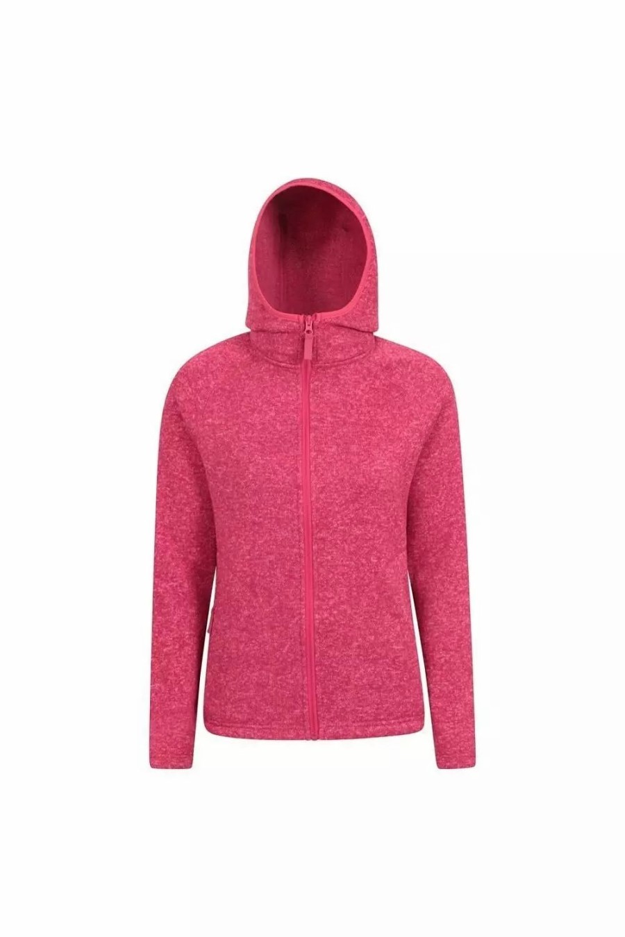 Sweatshirts & Sweaters * | Mountain Warehouse Mens Nevis Full Zip Hoodie Fuchsia