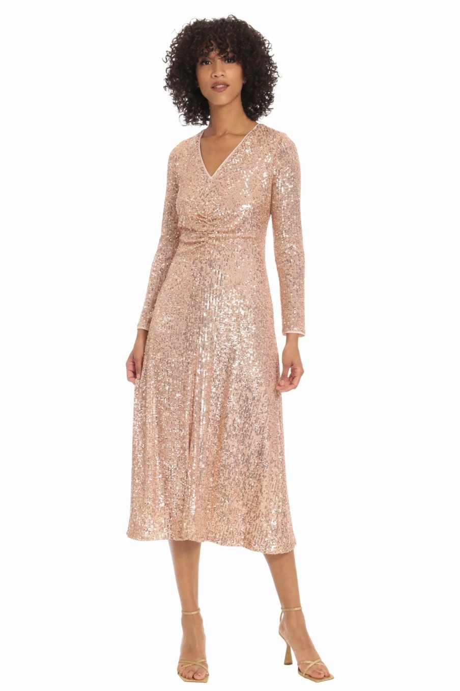 Dresses * | Maggy London Kerry Dress Rose Gold