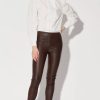 Bottoms * | Walter Baker Roxanna Pant, Stretch Leather Mocha