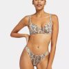 Swimwear * | Vitamin A Demi Underwire Top Mojave Snake