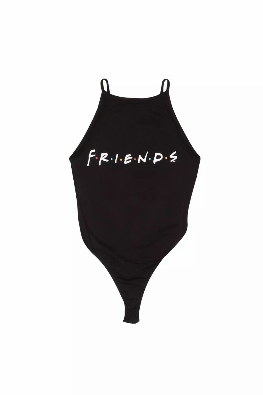 Swimwear * | Friends Womens/Ladies Logo Bodysuit Black