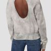 Sweatshirts & Sweaters * | Hudson Jeans Cut Out Sweatshirt Monument Ice Dye