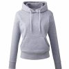 Sweatshirts & Sweaters * | Anthem Womens/Ladies Organic Hoodie ( ) Gray Marl