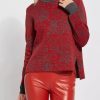 Sweatshirts & Sweaters * | Lysse Jessie Cropped Sweater Mixed Animal