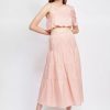 Skirts * | En Saison Riley Midi Skirt Pink