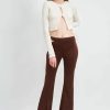 Bottoms * | Emory Park Yeva Pants Coffee-Brown